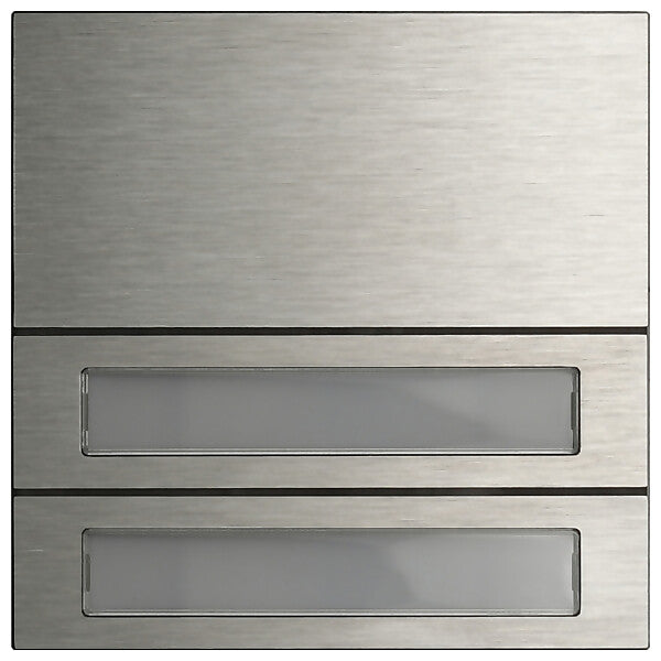 Gira Ruftastenmodul 2fach Edelstahl 5532920